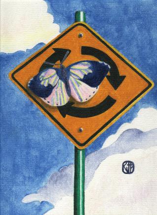 Roundabout Is Butterfly